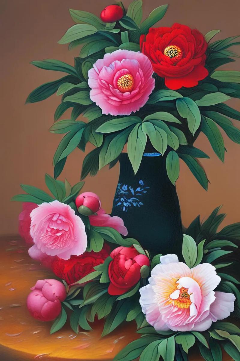 插花绘画杰作欣赏，美得让人窒息？插花作品 手绘？-第6张图片-优品飞百科
